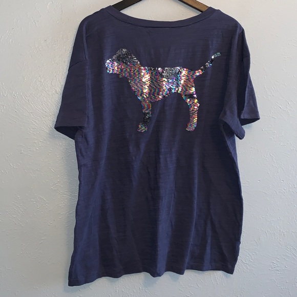 PINK Victoria's Secret Tops - Vs sequin shirt